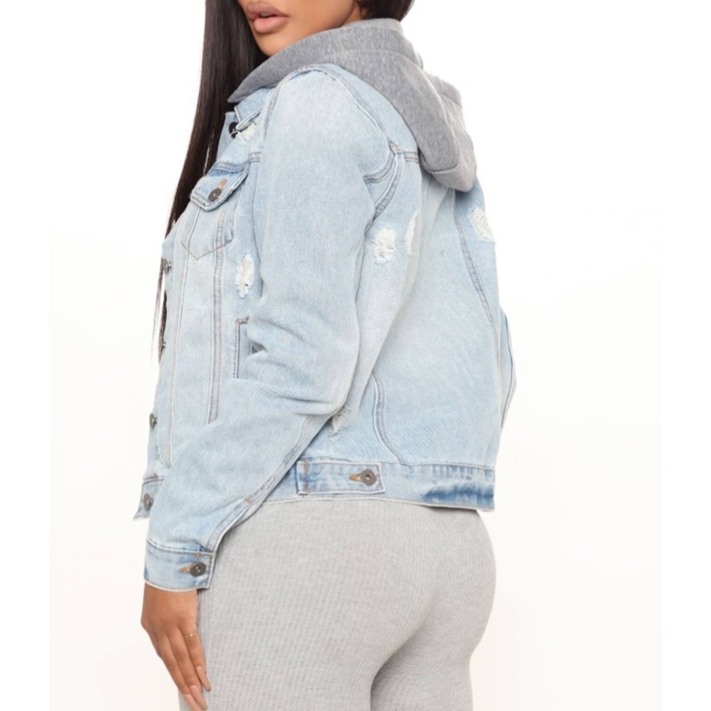 Jean hooded jacket